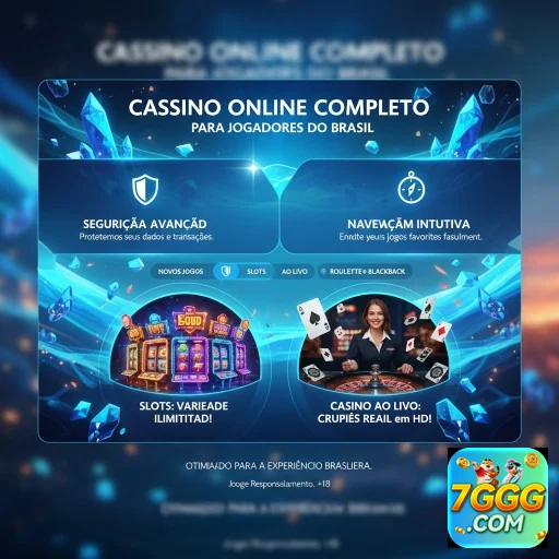 Imagem do 7ggg destacando serviços VIP e acessibilidade rápida.