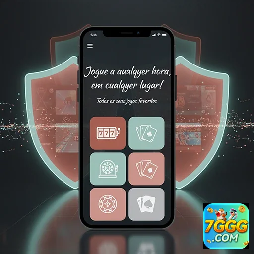 Tela do login seguro no 7ggg com jogos em destaque.