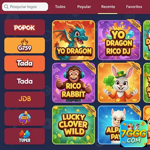Jogos de slot disponíveis no aplicativo 7ggg para jogadores VIP.
